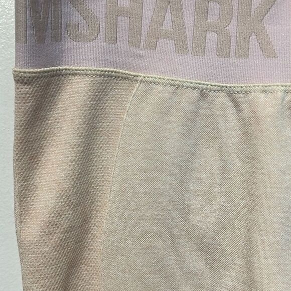 Gymshark Light Pink Crop Leggings Size S Excellent Condition - Picture 5 of 13